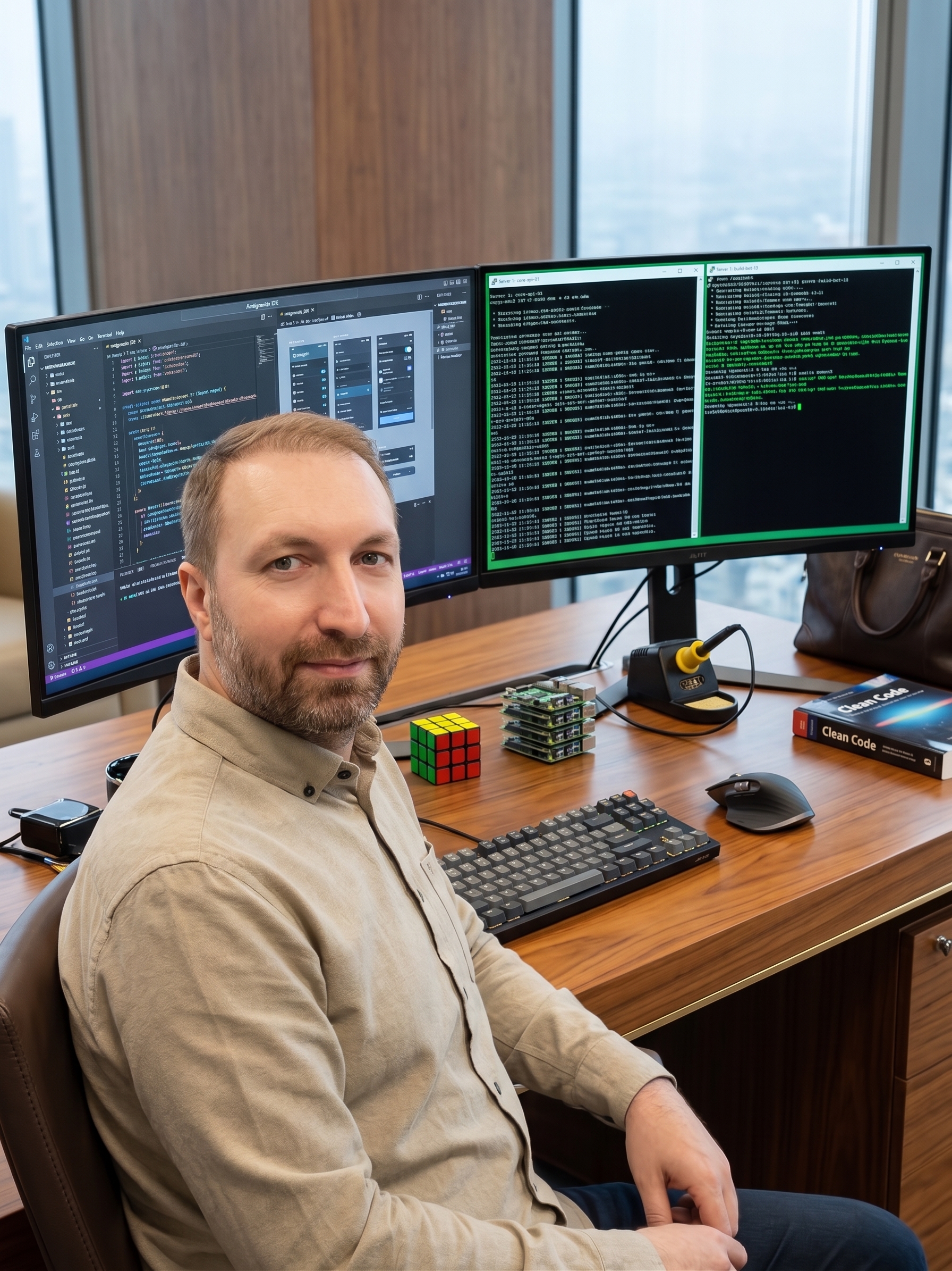 Augustin Olarian — Portret profesional